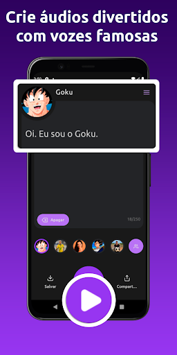 Captura de pantalla de Vozes Clonadas