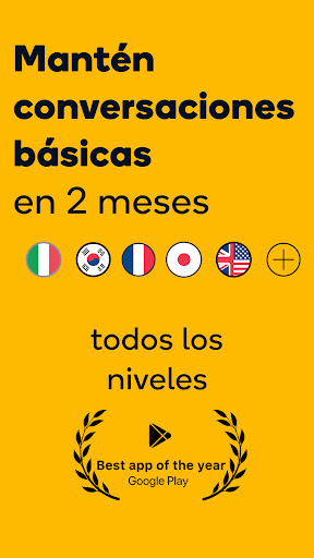 Captura de pantalla de Memrise: Idiomas toda la vida