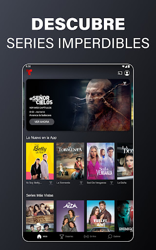 Captura de pantalla de Telemundo: Series y TV en vivo