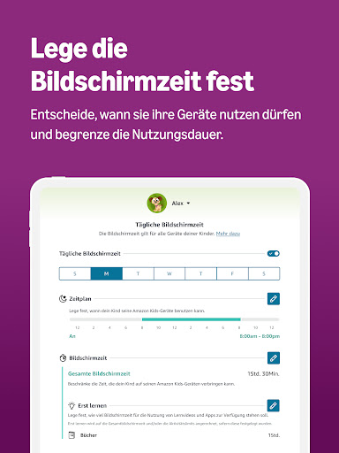 Amazon Kids Eltern Dashboard Screenshot