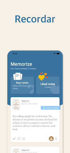 Captura de pantalla de Bookmory - book tracker
