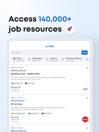Jooble — Job Search App screenshot