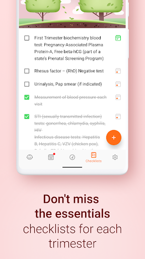 Pregnancy and Due Date Tracker screenshot