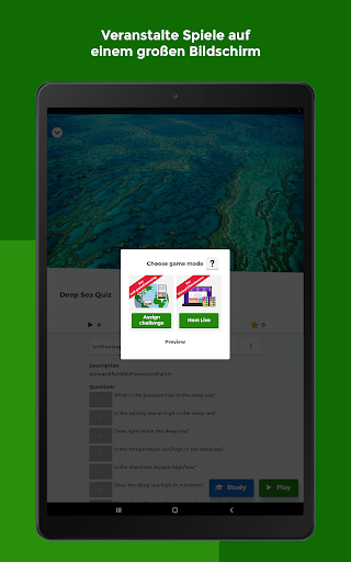 Kahoot! Spaß mit Quizspielen Screenshot