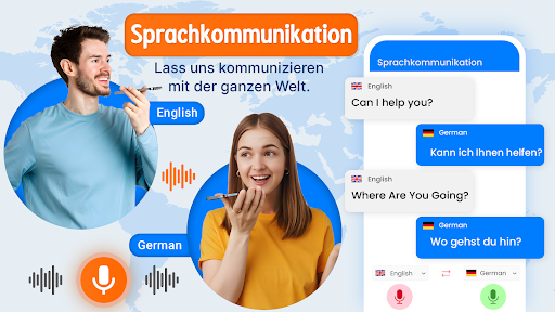 Sprachübersetzungs-App Screenshot