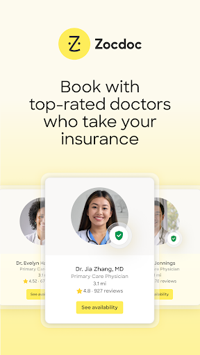 Captura de pantalla de ZocDoc - ¡Haz citas médicas!