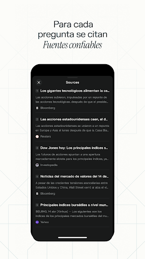Captura de pantalla de Perplexity - Ask Anything