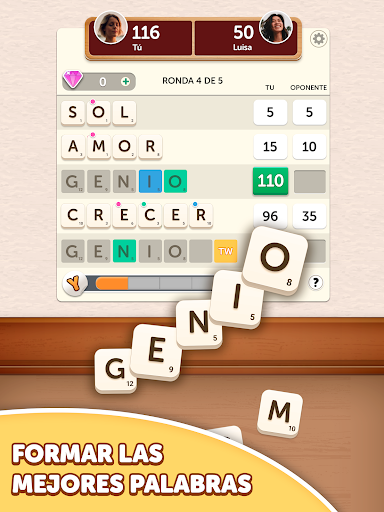 Captura de pantalla de Word Yatzy - Fun Word Puzzler