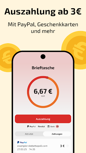 AttaPoll: Geld verdienen Screenshot