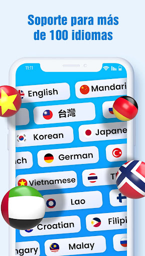 Captura de pantalla de XTraductor : IA Traducir