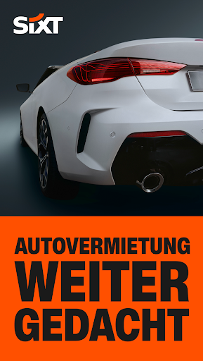 SIXT rent. share. ride. abo. Screenshot