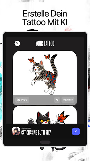 Ink AI – Tattoo designs app Screenshot