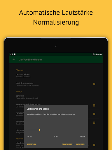 LibriVox Hörbücher Screenshot