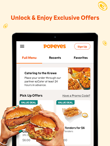 Popeyes® App Screenshot