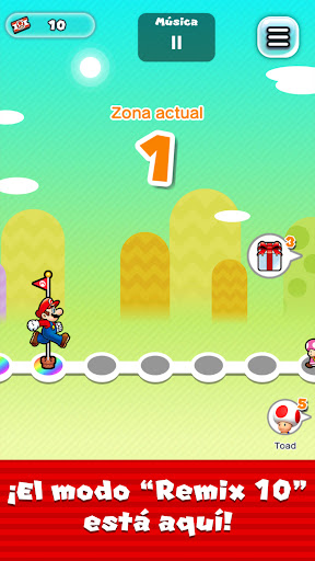 Captura de pantalla de Super Mario Run