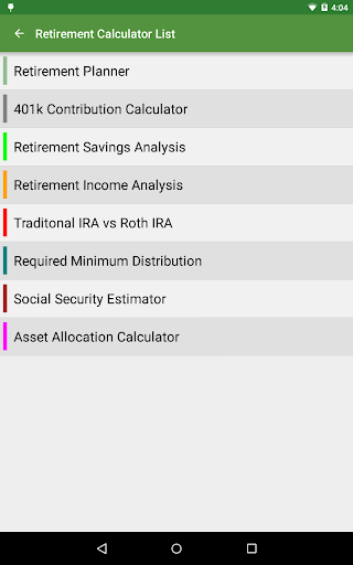 Captura de pantalla de Financial Calculators Pro