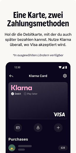 Klarna: Verwalte Geld smarter Screenshot