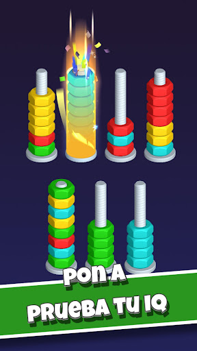 Captura de pantalla de Ordena Tuercas: Puzzle Color