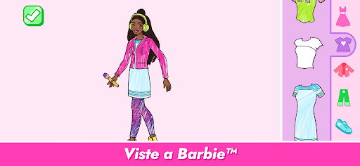 Captura de pantalla de Barbie Crea y Colorea