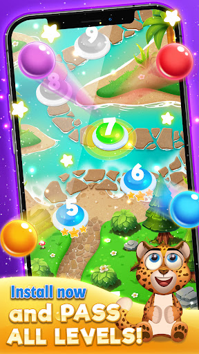 Captura de pantalla de Bubble Pop: Wild Rescue