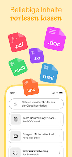 Listen AI: Text zu Sprache Screenshot