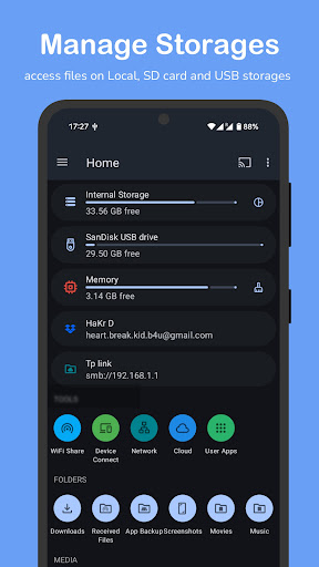 Captura de pantalla de AnExplorer Pro File Manager
