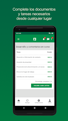 Captura de pantalla de Paycom