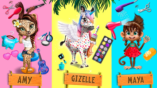 Captura de pantalla de Jungle Animal Hair Salon 2