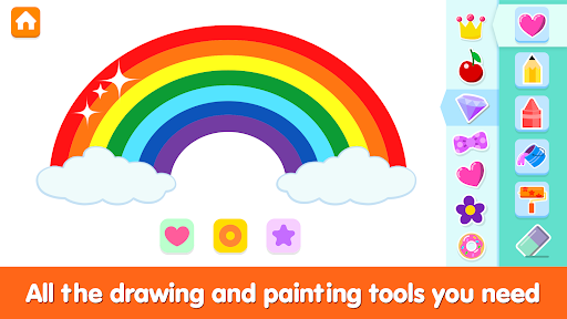 Captura de pantalla de colorear y dibujar para niños