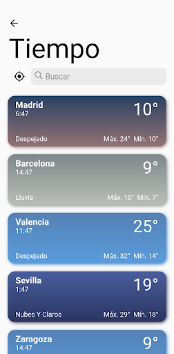 Captura de pantalla de Clima Real