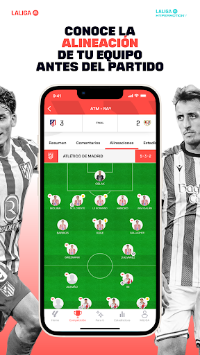 Captura de pantalla de LALIGA App Oficial 2025/26