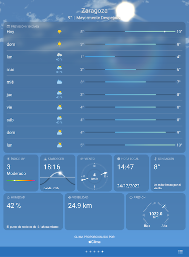 Captura de pantalla de Clima Real