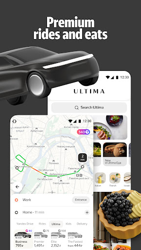 Captura de pantalla de Yandex Go: Taxi Food Delivery