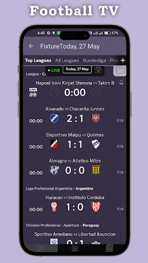 Live Football TV HD Streaming Screenshot