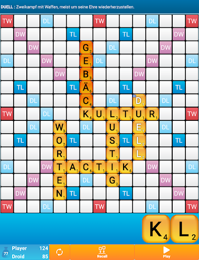 Classic Words Plus (Deutsch) Screenshot
