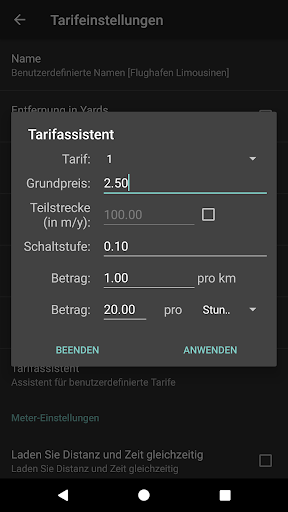 Taxameter Screenshot