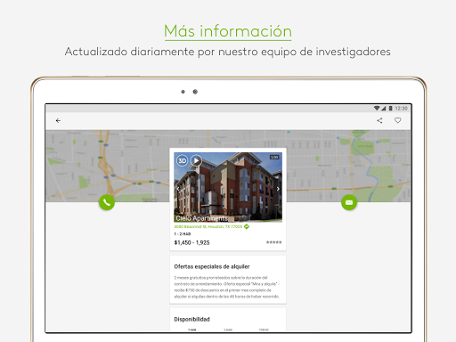 Captura de pantalla de Apartamentos.com | Alquileres