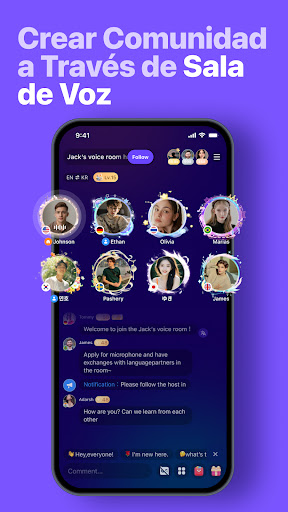 Captura de pantalla de HelloTalk - Aprende idioma