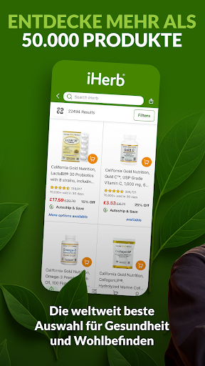 iHerb: Vitamine & Supplements Screenshot