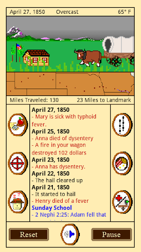 Captura de pantalla de Mormon Trail