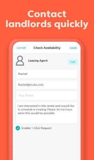 Captura de pantalla de Trulia Rent Apartments & Homes