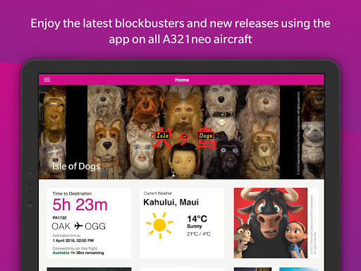 Captura de pantalla de Hawaiian Airlines