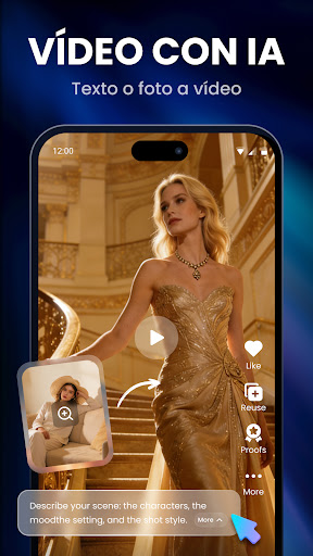 Captura de pantalla de Video IA - Creador de Besos