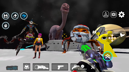Captura de pantalla de Sandbox in space