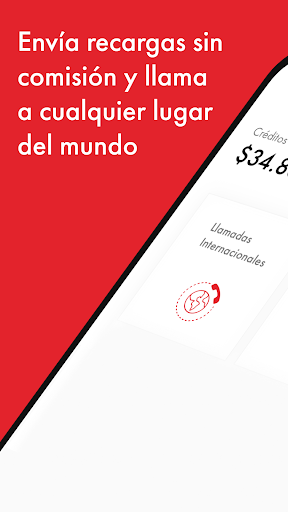 Captura de pantalla de Rebtel: Recargas y llamadas