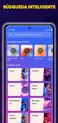Captura de pantalla de Tonos de llamada para celular