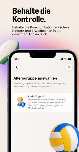 Spond; Mannschaftsorganisation Screenshot