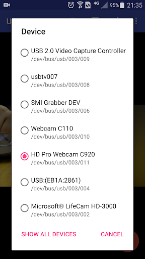 Captura de pantalla de USB Camera Pro