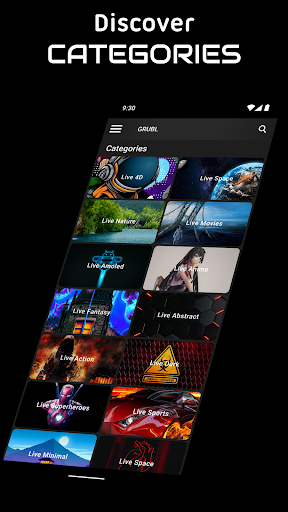 GRUBL™ 4D Live Wallpapers + AI screenshot