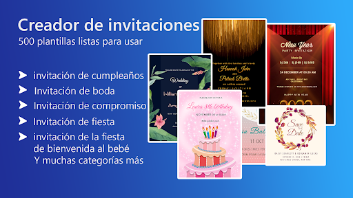 Captura de pantalla de Tarjeta Invitaciones digitales